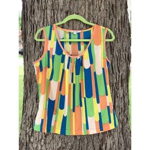 Colorful Sleeveless Top